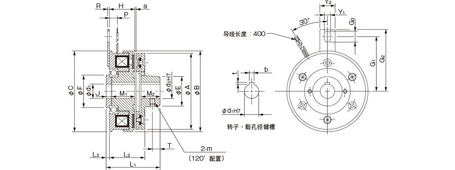 （用于对接轴）