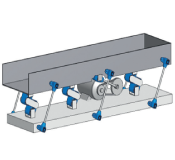 Vibration conveyor using resonance