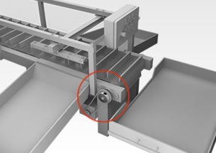 食品加工機における摩擦式締結具使用装置全体イメージ