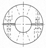 Fastening with a double clamp