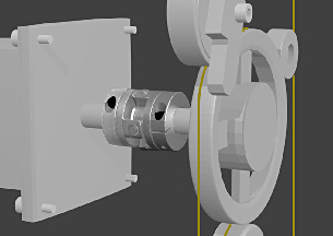 PARAFLEX couplings are used in the Wire feed section.