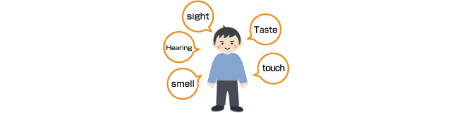 Let’s try putting together a table that shows the correspondence between the sensory organs of the human body and the roles that sensors play in devices.