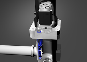 Spring-actuated brake BXW models are used as retaining brakes for valve position.