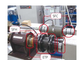 三木プーリのSFC,SFH(金属板ばねカップリング)とETPブッシュ(摩擦式締結具)の採用事例