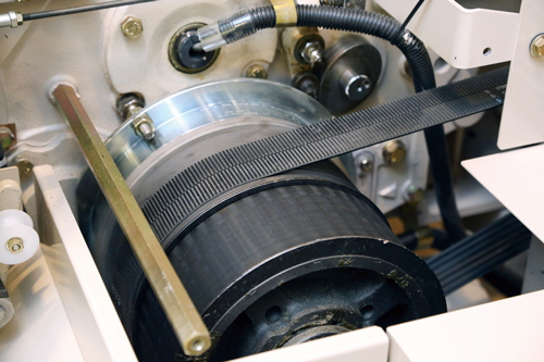 津田駒工業が採用した三木プーリの電磁ブレーキ「BS-Z」の採用画像