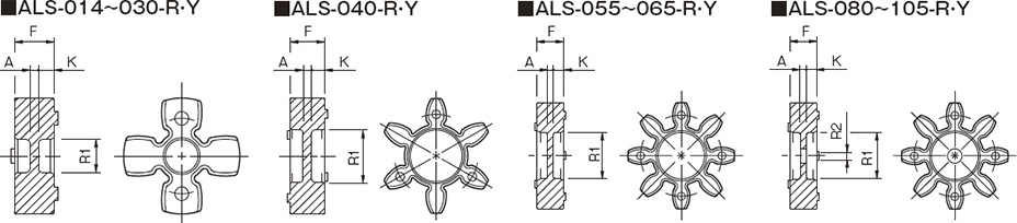 水本 アルミカラーチェーン シルバー AL-4S 長さ・リンク数指定カット 22.1〜23m ▽160-1976 AL-4-23C-S 1本  製造、工場用