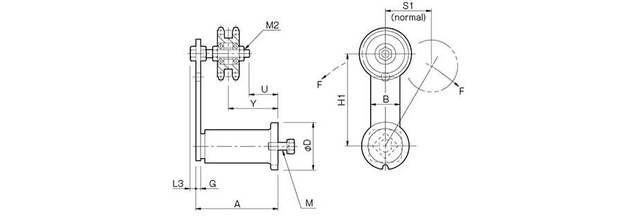 MIKI PULLEY 　ロスタテンショナー 　三木プーリー　SE-45