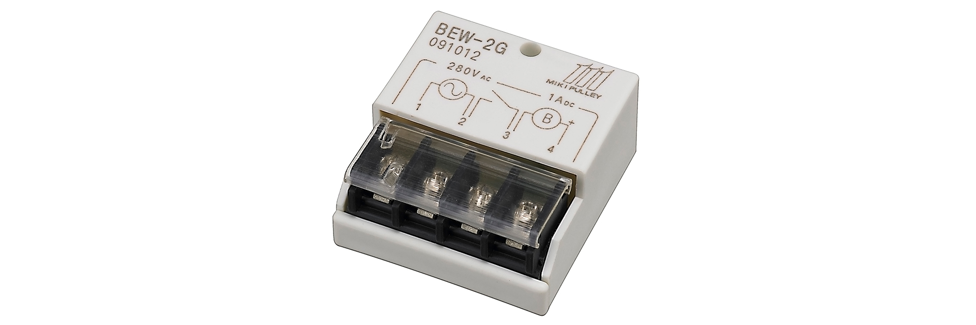 三木プーリのクラッチブレーキ用整流電源 BEWタイプ 製品画像（電磁クラッチ・電磁ブレーキ制御・整流電源装置）