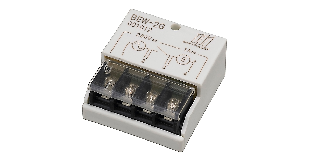 三木プーリのクラッチブレーキ用整流電源 BEWタイプ 製品画像（電磁クラッチ・電磁ブレーキ制御・整流電源装置）