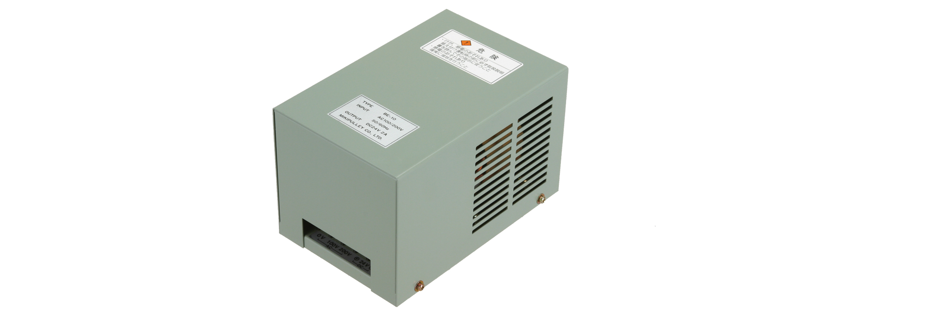 三木プーリのクラッチブレーキ用電源 BEタイプ 製品画像（電磁クラッチ・電磁ブレーキ用汎用電源装置・駆動制御機器）