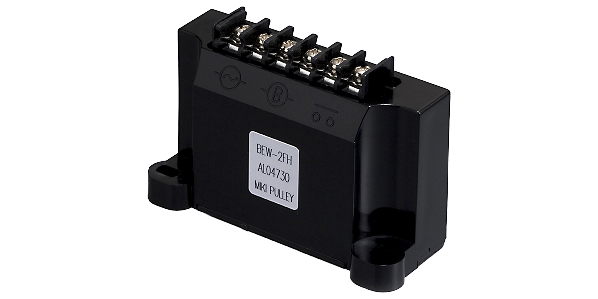 三木プーリのクラッチブレーキ用整流電源 BEW[FH]タイプ 製品画像（高応答仕様・電磁クラッチブレーキ制御・整流電源）