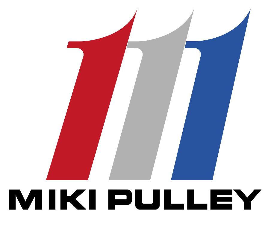 三木プーリの企業ロゴ（コーポレートブランドを示すロゴマーク）