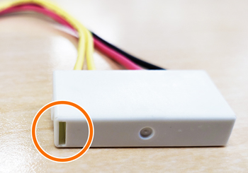 三木プーリの無励磁作動形電磁ブレーキBXR-LE技術解説図（電源裏面の溝による放熱構造と温度上昇抑制の仕組みを示した説明図）
