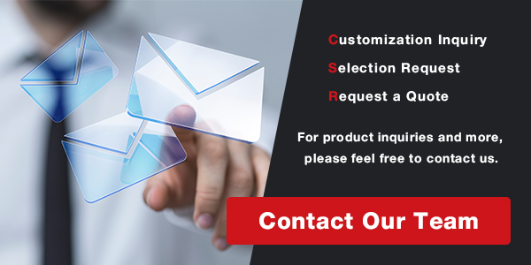 三木プーリのContact Our Teamバナー（Product customization, selection requests, quotations and other product inquiries）
